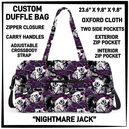 DF2B - Nightmare Jack Duffel Bag - Preorder ETA: Early Nov