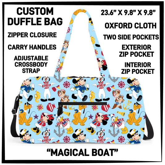 DF2B - Magical Boat Duffel Bag - Preorder ETA: Early Nov