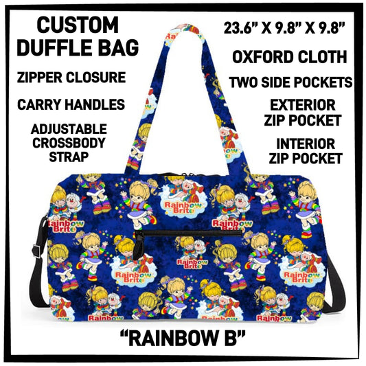 DF2B - Rainbow B Duffel Bag - Preorder ETA: Early Nov