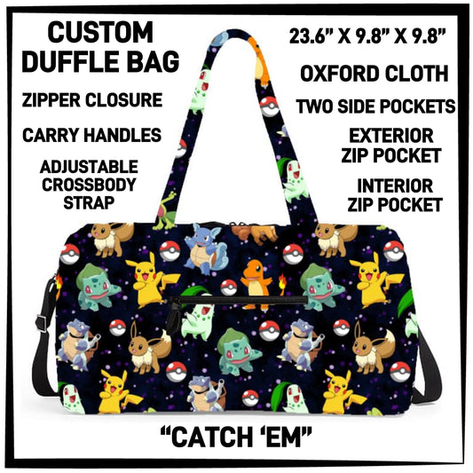 DF2B - Catch 'Em Duffel Bag - Preorder ETA: Early Nov