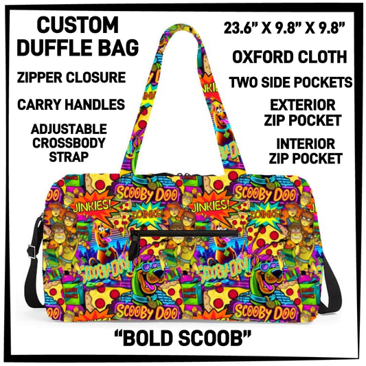 DF2B - Bold Scoob Duffel Bag - Preorder ETA: Early Nov