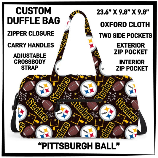 DF2B - Pittsburgh Ball Duffel Bag - Preorder ETA: Early Nov