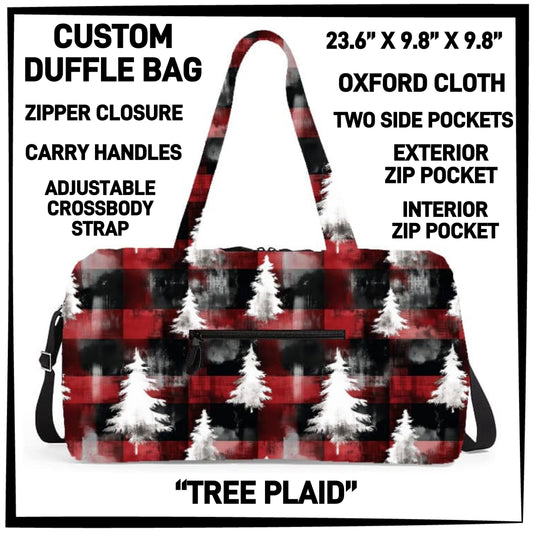 DF2B - Tree Plaid Duffel Bag - Preorder ETA: Early Nov