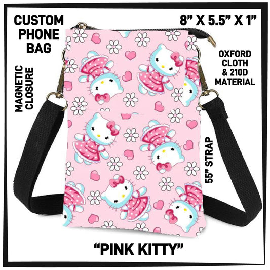 P1HB - Pink Kitty Phone Bag - Preorder ETA: Early July
