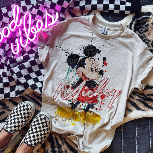 MOUSE SPLATTER TEE