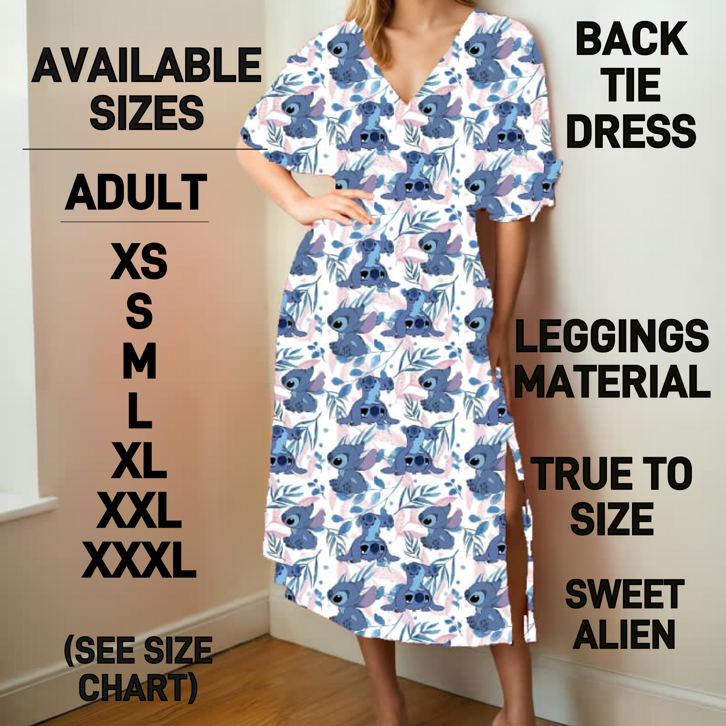 BT1D - Sweet Alien Back Tie Dress - Preorder Closing 1/22 ETA: Late March