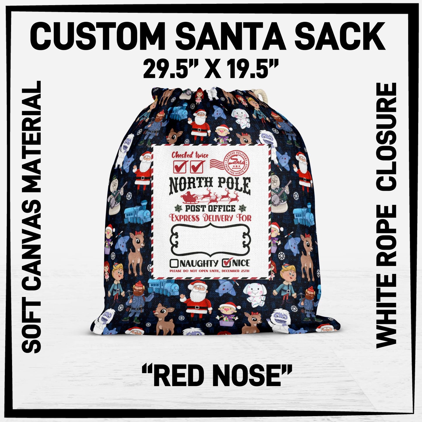 S3SK - Red Nose Santa Sack - Preorder ETA: Early Nov