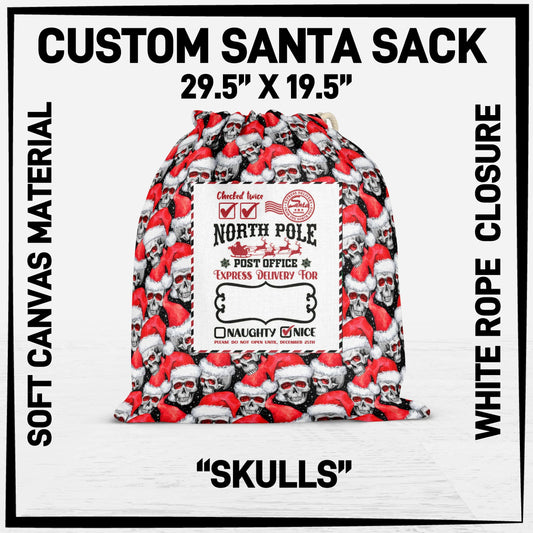 S3SK - Skulls Santa Sack - Preorder ETA: Early Nov