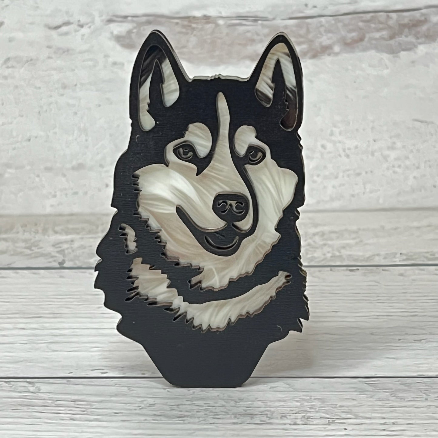 Husky Dog - Handcrafted Night Light
