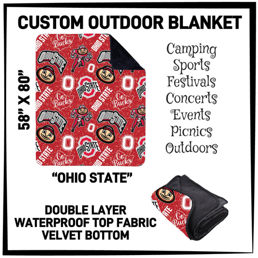 OU1B - Ohio State Outdoor Blanket - Preorder ETA: Late Feb