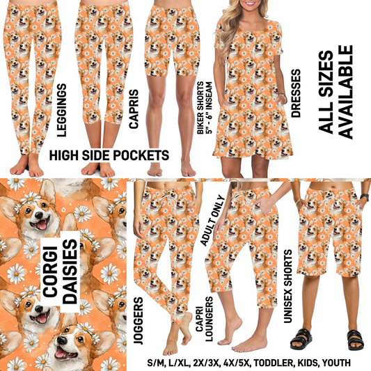 282BT - Corgi Daisies - Preorder Closing 2/8 ETA: Late April