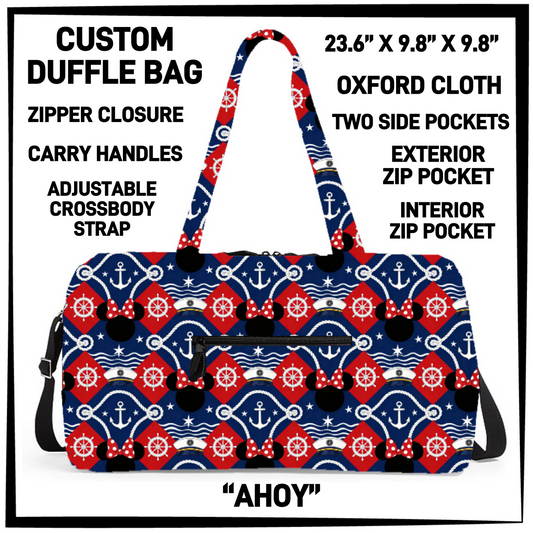 DF2B - Ahoy Duffel Bag - Preorder Closing 6/25 ETA: Late Aug