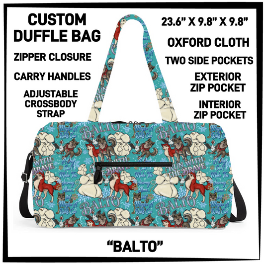 DF2B - Balto Duffel Bag - Preorder Closing 6/25 ETA: Late Aug