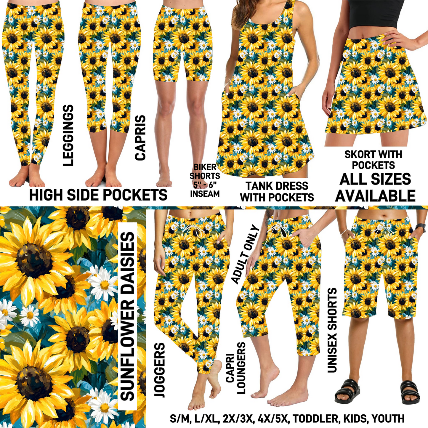295BT - Sunflower Daisies - Preorder Closing 6/28 ETA: Late Aug