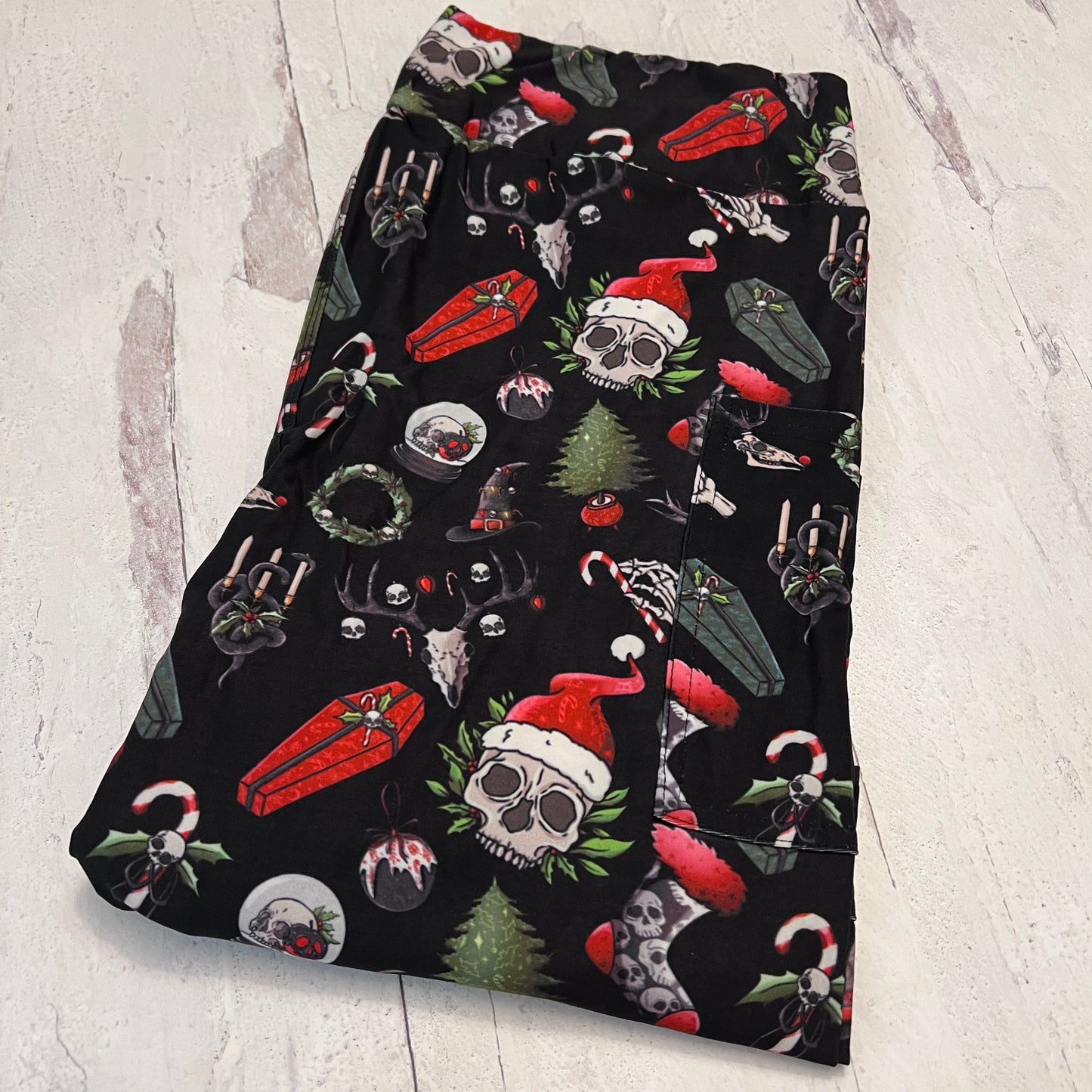 Creepy Christmas - Leggings with Pockets