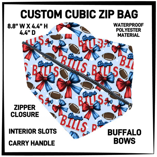 CZ1B - Buffalo Bows Cubic Zip Bag - Preorder Closing 7/8 ETA: Early Sept