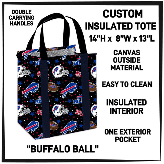 IS1T - Buffalo Ball Insulated Tote - Preorder ETA: Mid-Dec