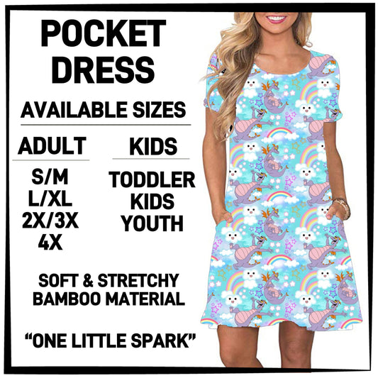 235BT - One Little Spark Pocket Dress - Preorder ETA: Mid-Dec