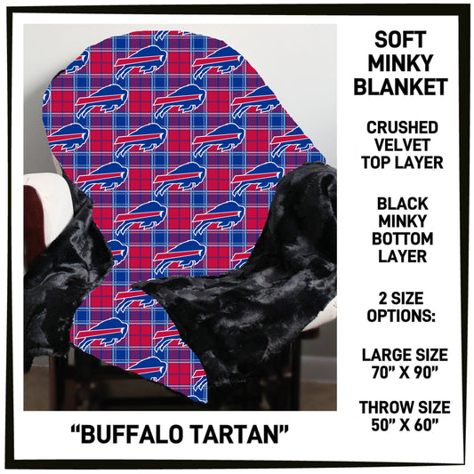 MK7B - Buffalo Tartan Minky Blanket - Preorder ETA: Late Dec