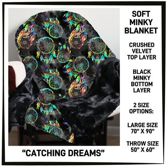 MK7B - Catching Dreams Minky Blanket - Preorder ETA: Late Dec