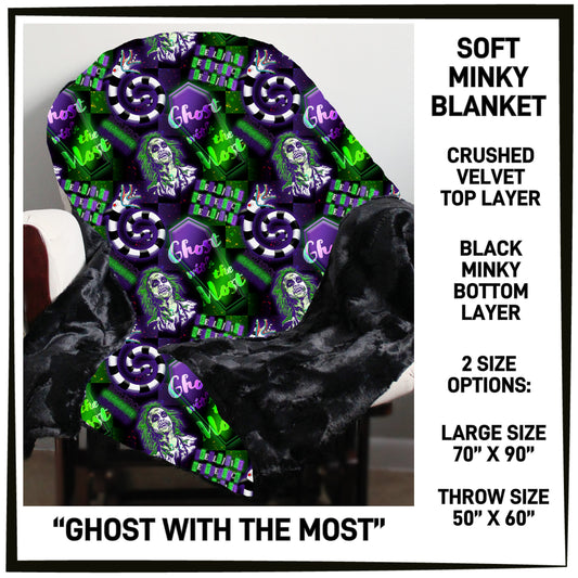 MK7B - Ghost With The Most Minky Blanket - Preorder ETA: Late Dec