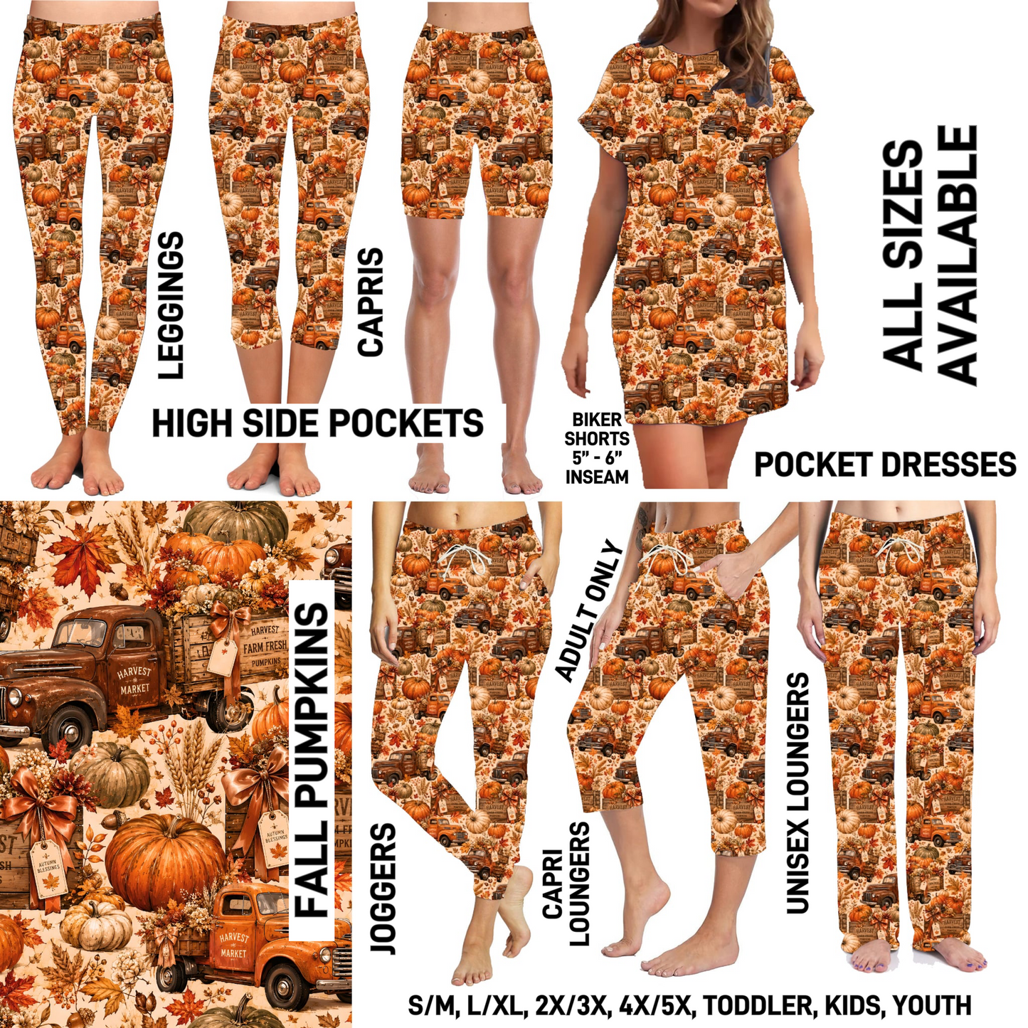 297BT - Fall Pumpkins - Preorder Closing 7/26 ETA: Late Sept