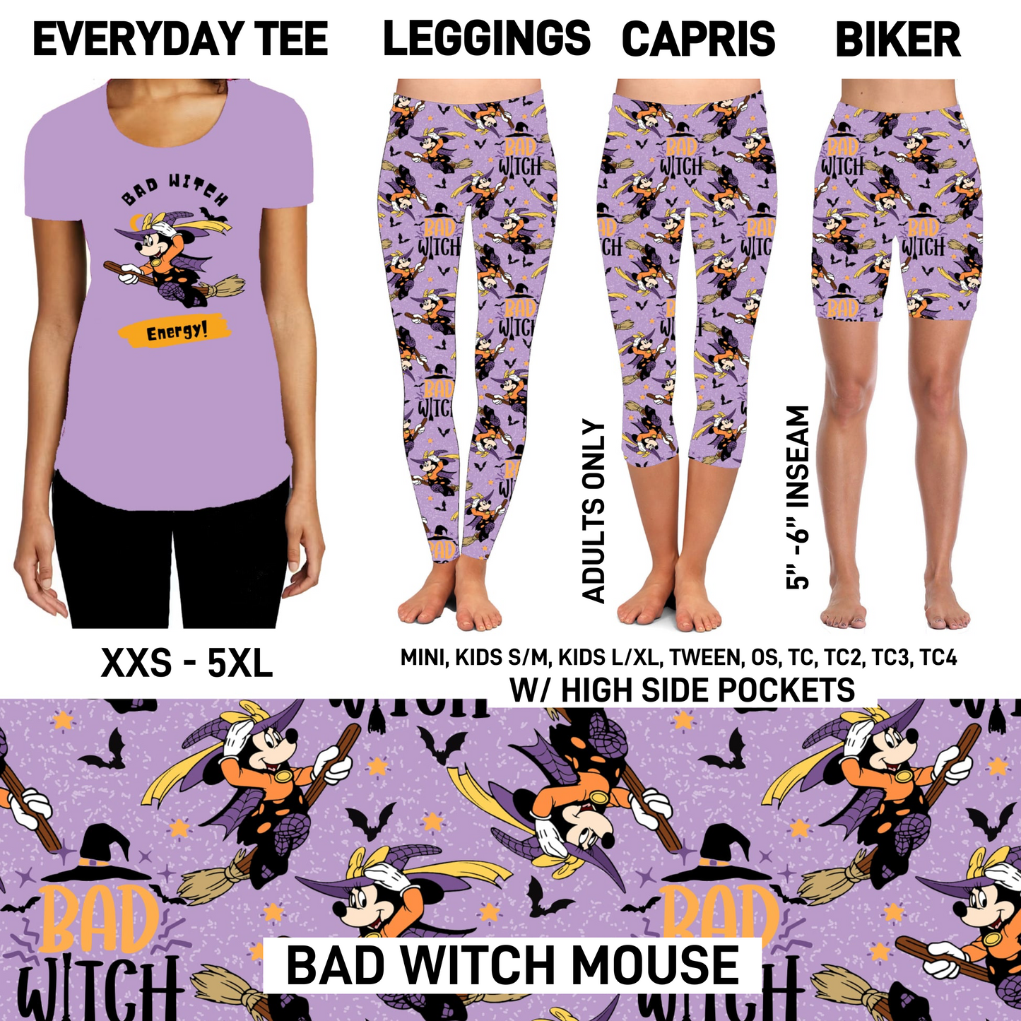 E1VD - Bad Witch Mouse - Preorder Closing 7/29 ETA: Late Sept