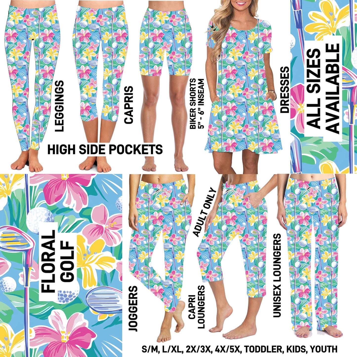 273BT - Floral Golf - Preorder Closing 11/30 ETA: Late Jan