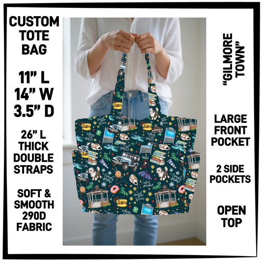 CT8B - Gilmore Town Custom Tote Bag - Preorder Closing 4/23 ETA: Late June