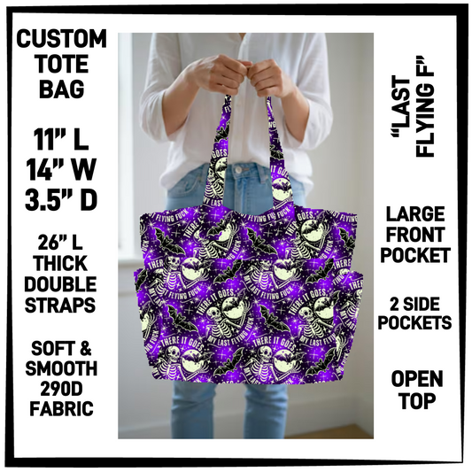CT8B - Last Flying F Custom Tote Bag - Preorder Closing 4/23 ETA: Late June