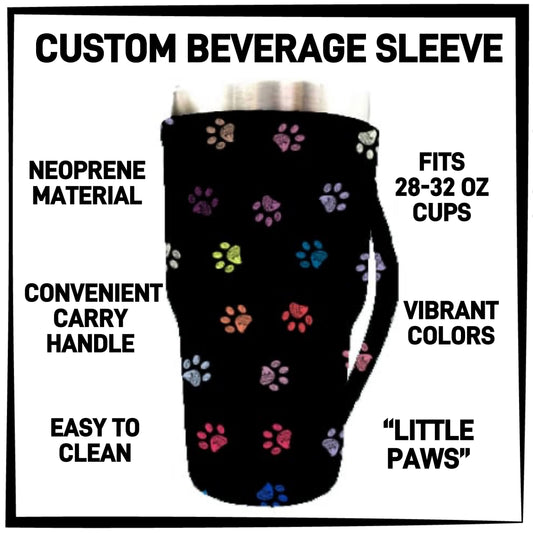 B2VG - Little Paws 28-32oz Beverage Sleeves - Preorder Closing 12/4 ETA: Mid-Jan