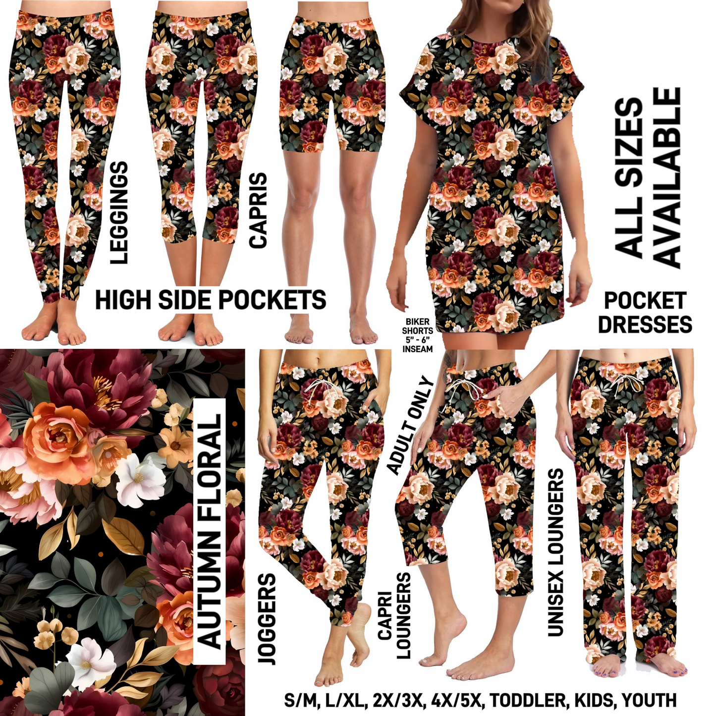 AU1M - Autumn Floral - Preorder Closing 9/2 ETA: Late Oct