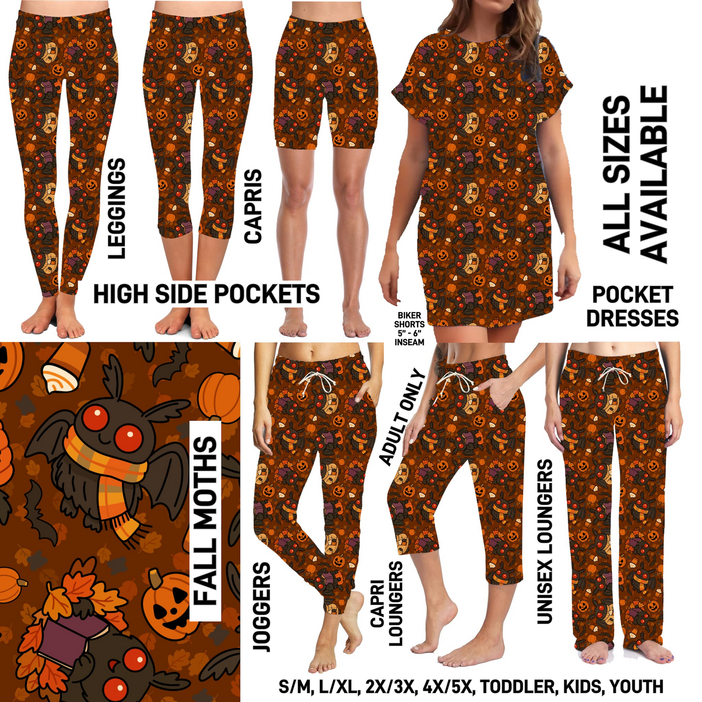 AU1M - Fall Moths - Preorder Closing 9/2 ETA: Late Oct