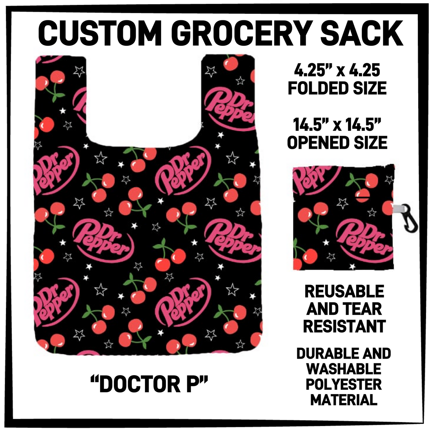 GRC4 - Doctor P Grocery Sack - Preorder Closing 9/10 ETA: Early Dec