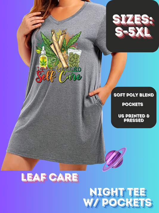 LEAF CARE -SLEEP SHIRT-PREORDER CLOSING 11/21