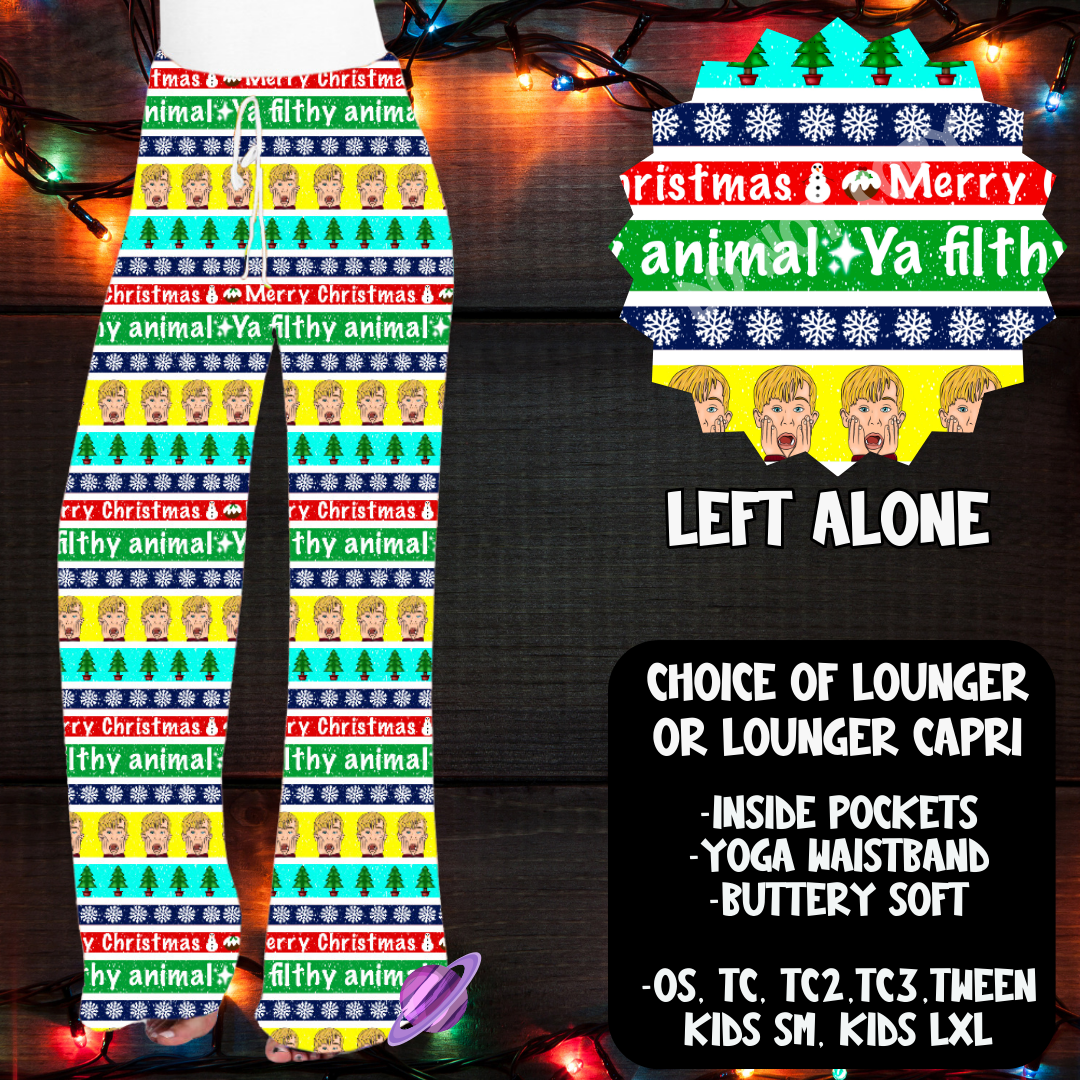 LEFT ALONE-BOTTOMS-XMAS SWEATER PREORDER-9/27