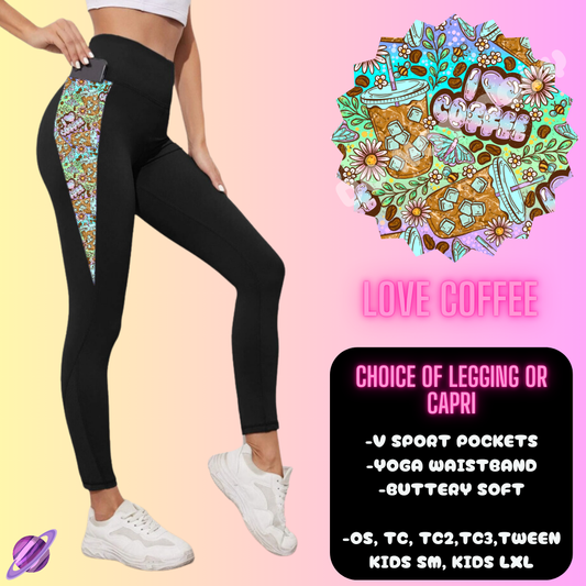 LOVE COFFEE LEGGING/CAPRI-OUTFIT RUN PREORDER CLOSING 1/10