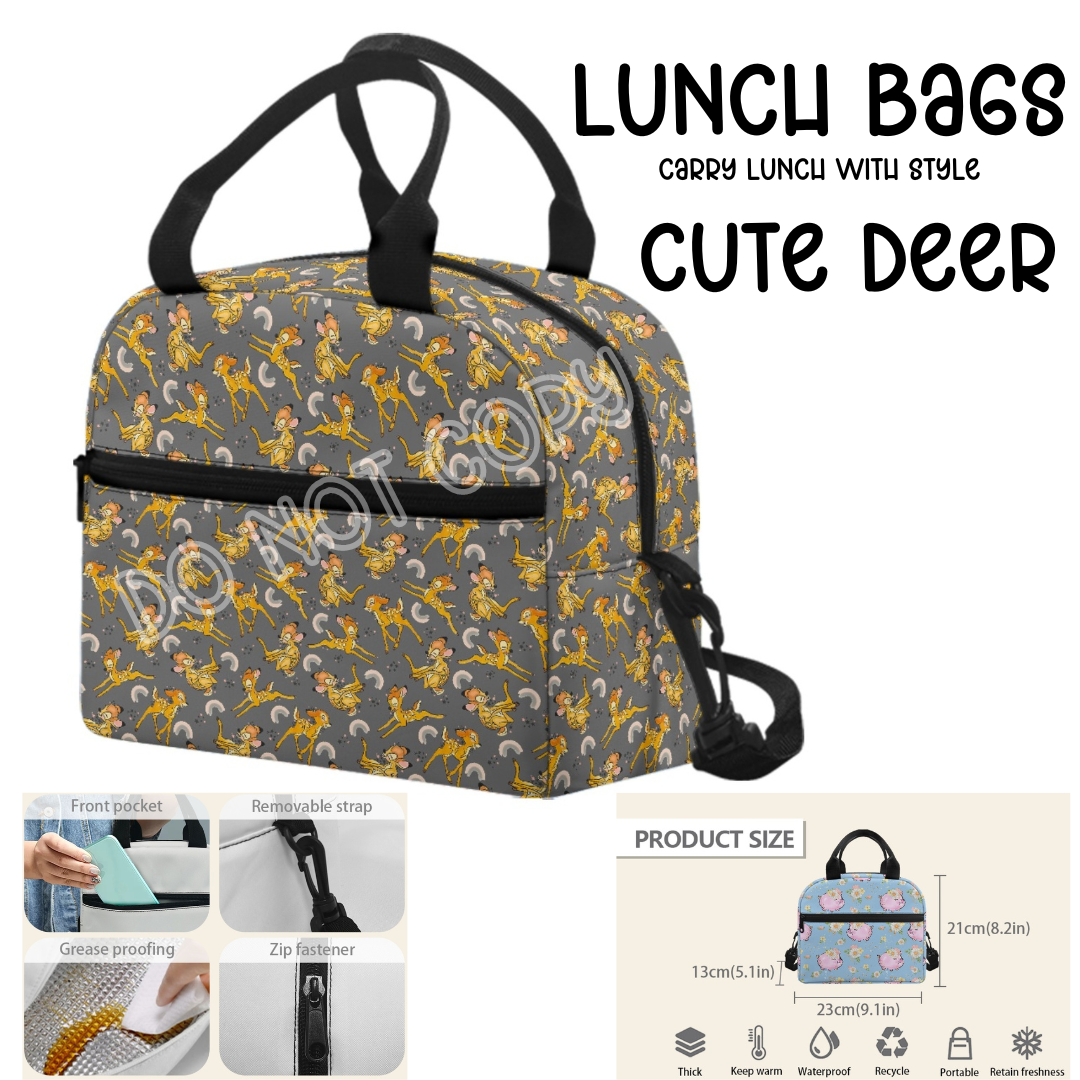 CUTE DEER - LUNCH BAGS