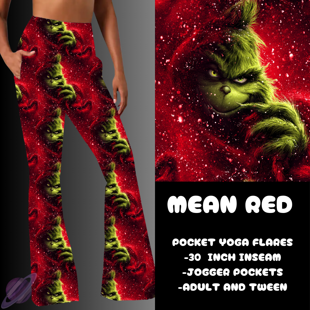 MEAN RED-YOGA FLARES 7-PREORDER DUE 10/2