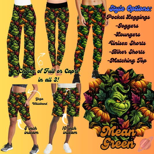 FALLING LEAVES-MEAN GREEN-BOTTOMS 5 STYLES-PREORDER CLOSING 7/23