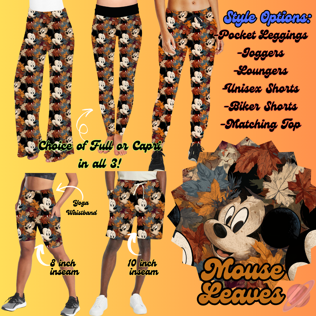 MOUSE LEAVES-BOTTOMS PREORDER-SOFT CLOSE 8/7-HARD CLOSE 8/9