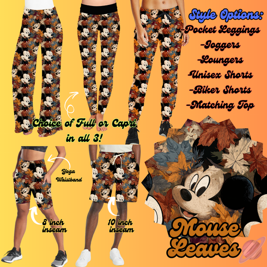 MOUSE LEAVES-BOTTOMS PREORDER-SOFT CLOSE 8/7-HARD CLOSE 8/9