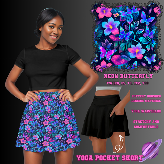 NEON BUTTERFLY-SKORT 4 PREORDER CLOSING 2/13