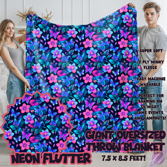 NEON FLUTTER-OVERSIZED THROW 14-PREORDER CLOSING 10/8
