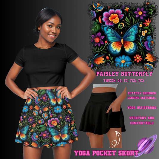 PAISLEY BUTTERFLY-SKORT 4 PREORDER CLOSING 2/13