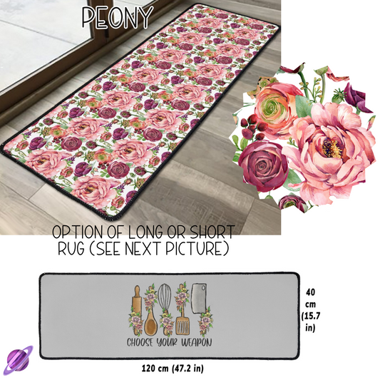 PEONY- SHORT/LONG FLOOR MAT PREORDER CLOSING 1/14