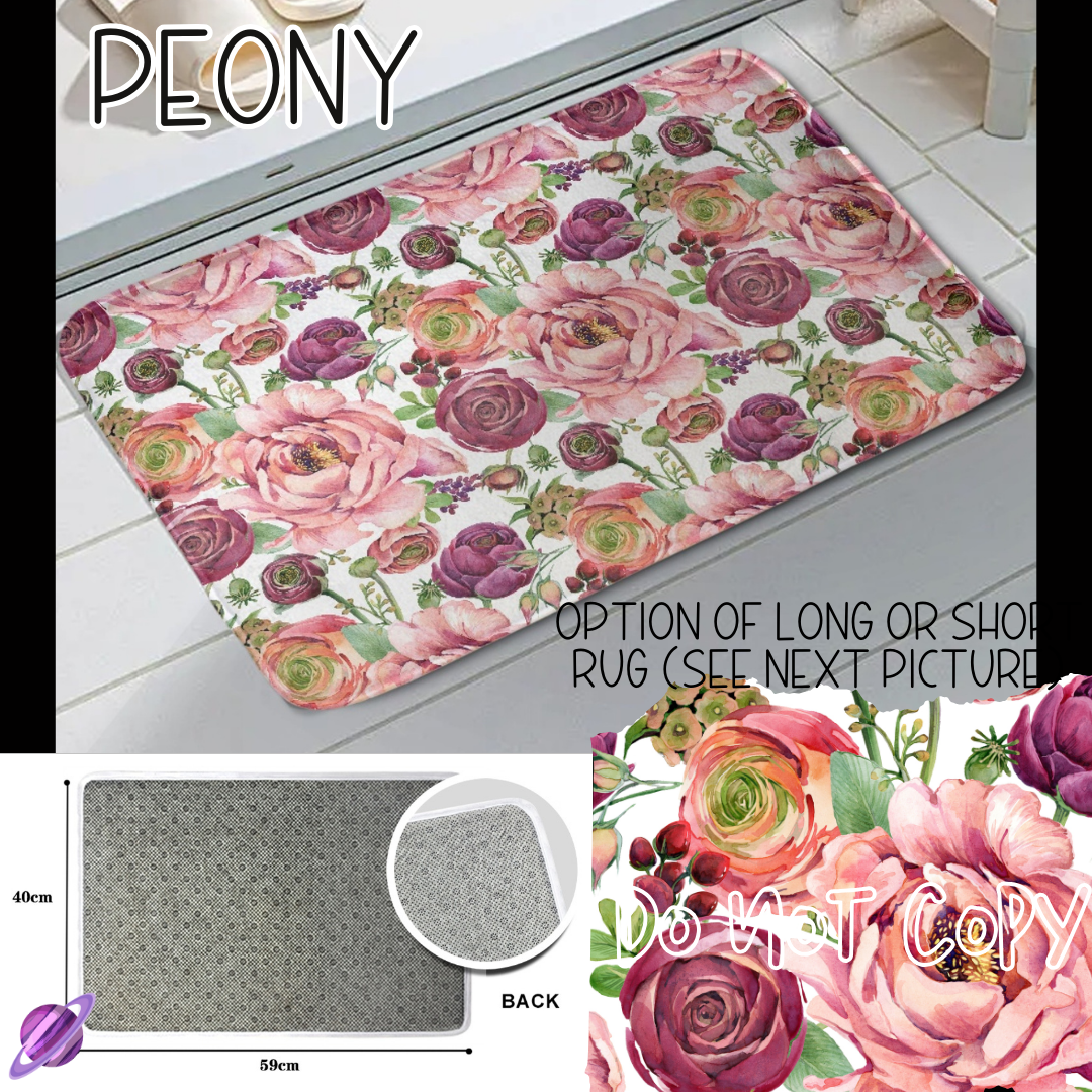 PEONY- SHORT/LONG FLOOR MAT PREORDER CLOSING 1/14