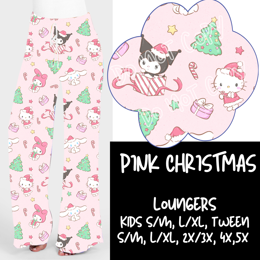 PINK CHRISTMAS - HOLIDAY RUN 1 - LOUNGER - PREORDER CLOSING 9/17 ETA EARLY NOV