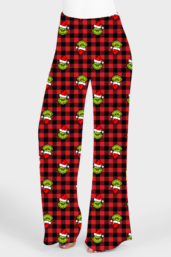 PLAID MEAN-HOLIDAY RUN-BOTTOMS-PREORDER DUE 9/18