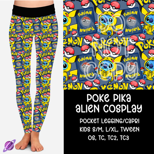 POKE PIKA - ALIEN COSPLAY RUN - LEGGING/CAPRI PREORDER CLOSING 9/12